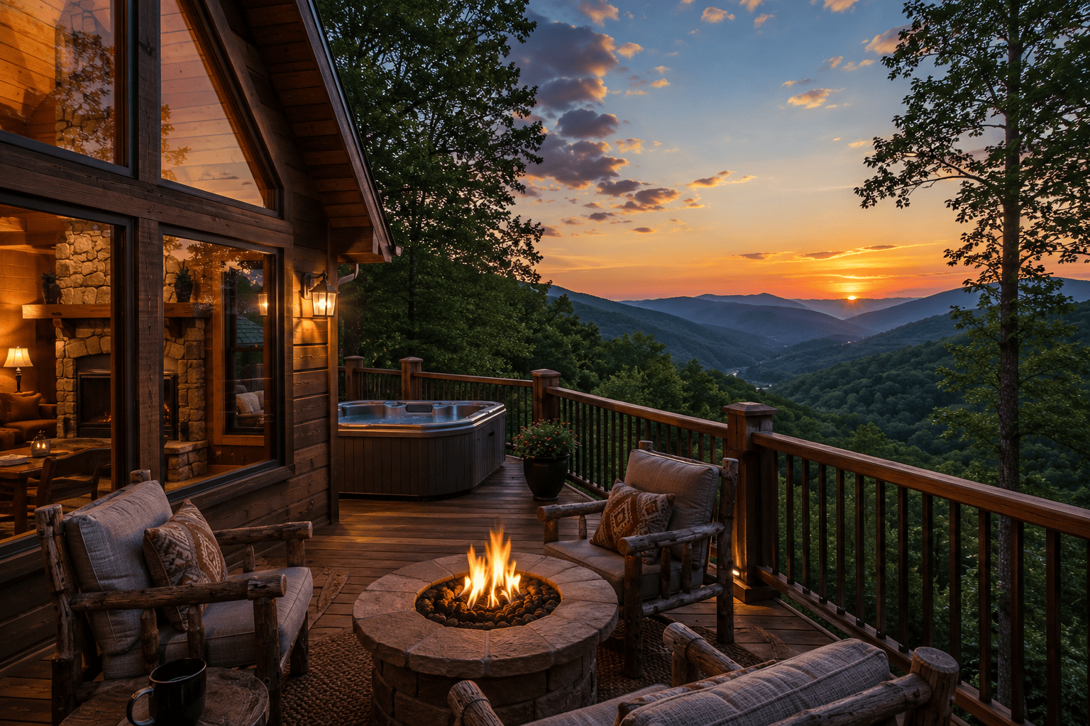 Professional listing photography and video marketing for a mountain home seller
