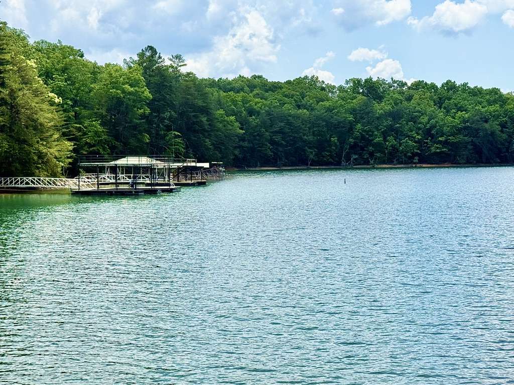 Lake Blue Ridge near Morganton GA with mountain views