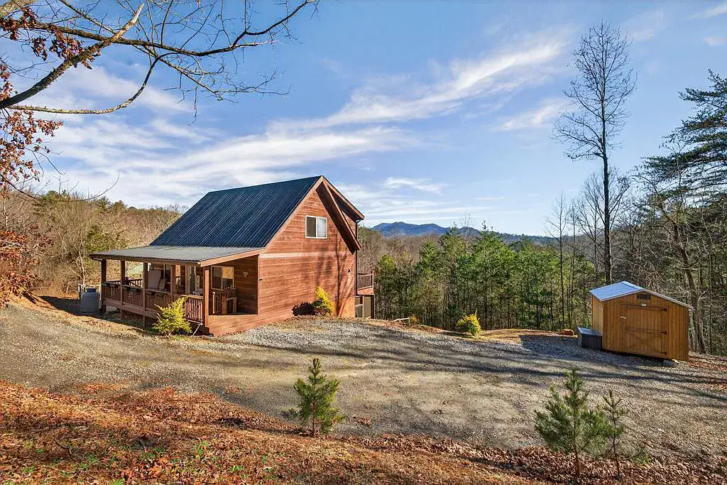 223 Redbud Lane cabin exterior