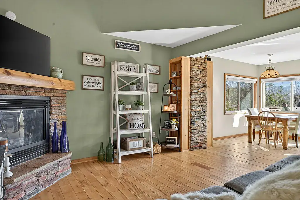 Living room cabin interior