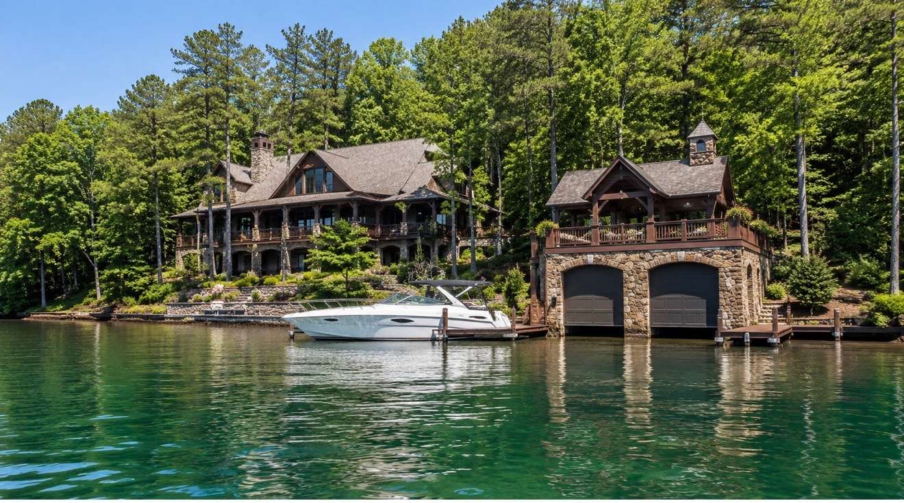 Lakefront homes for sale in North Georgia and Western North Carolina