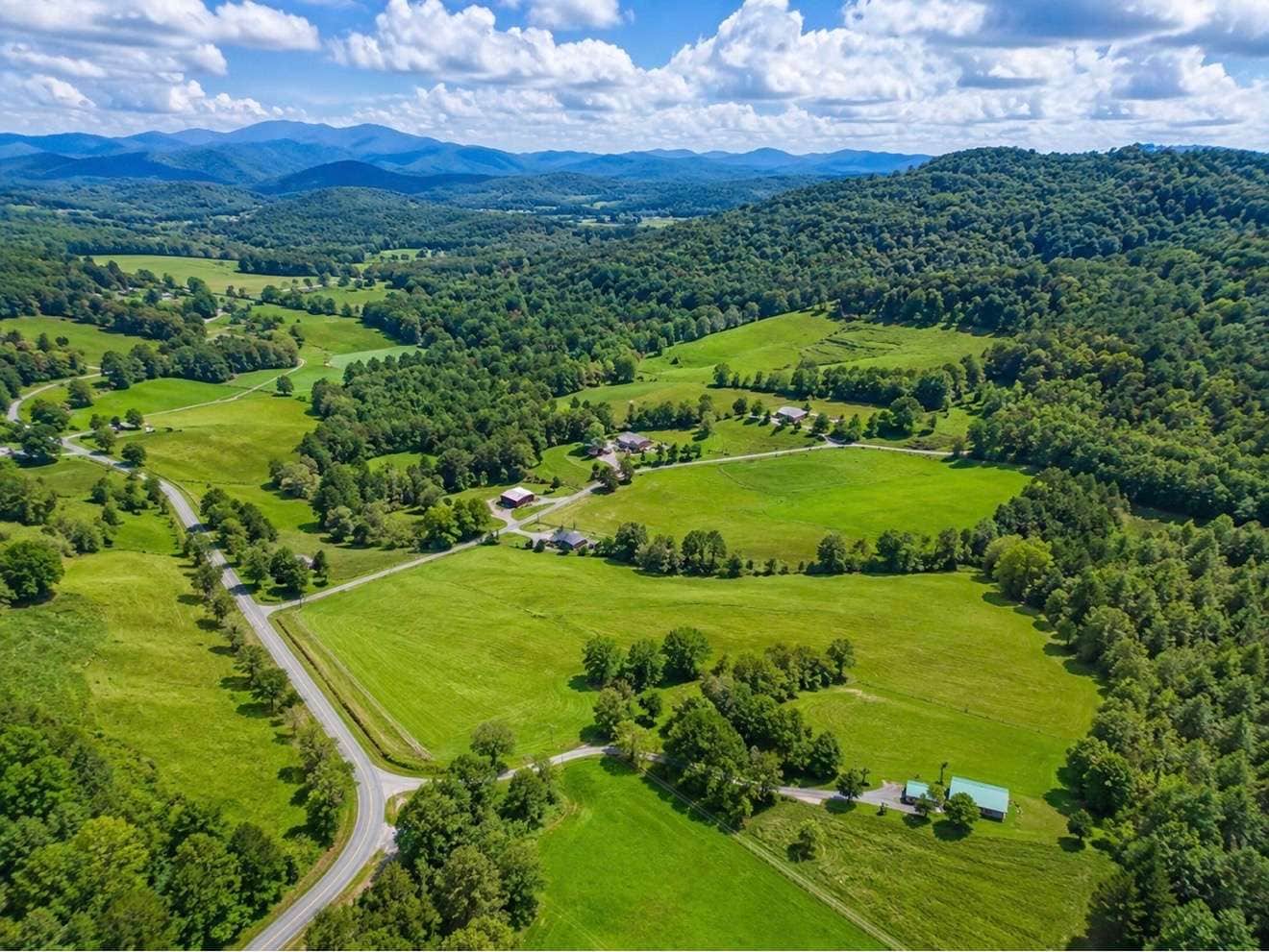Warne NC pasture and creek property near Hayesville North Carolina