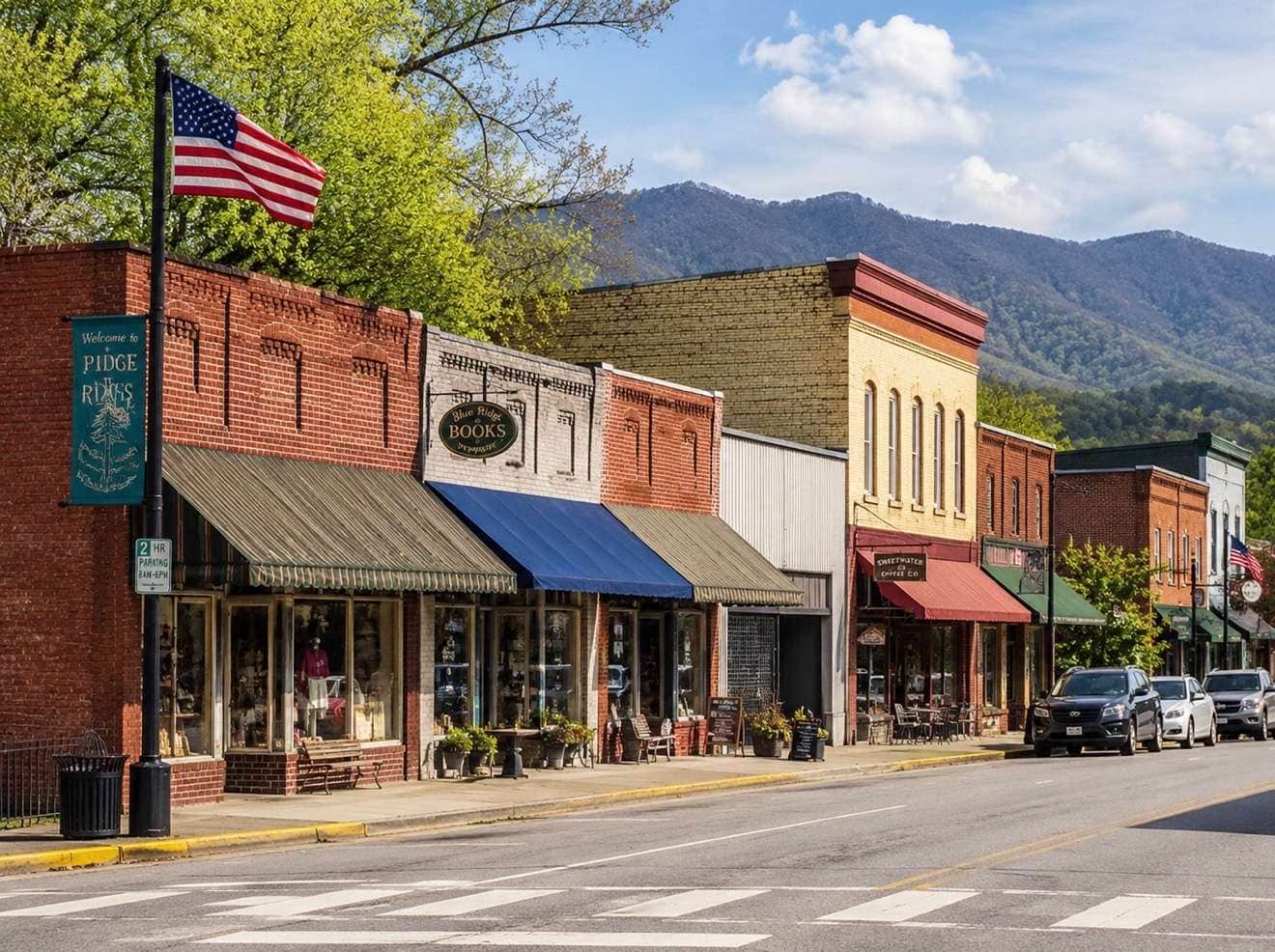 Andrews NC downtown mountain community near Murphy and Nantahala Gorge