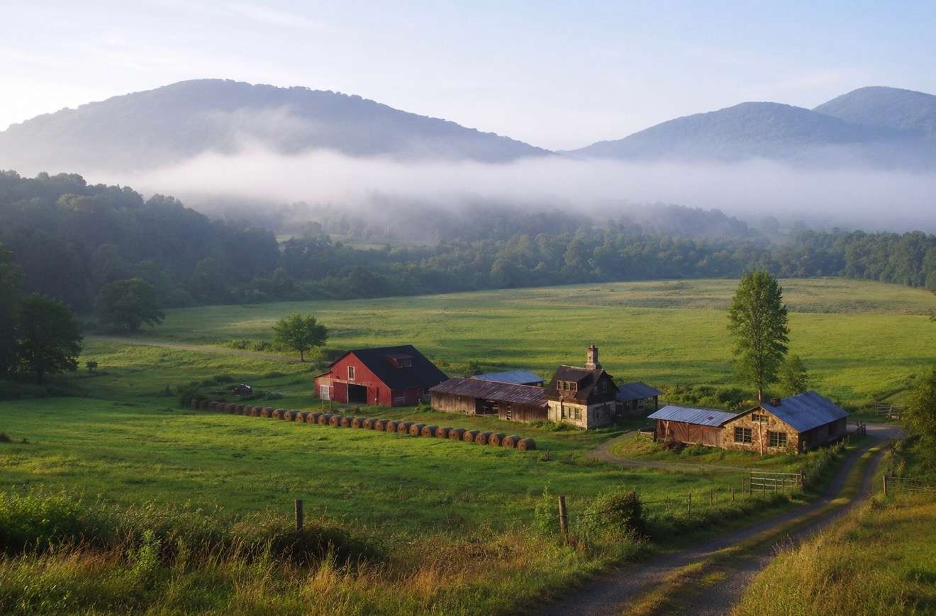 Brasstown NC real estate with mountain views and rural setting